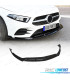 SPOILER LIP MERCEDES CLASE A W177 18- LOOK AMG NEGRO BRILLO + SPLITTERS
