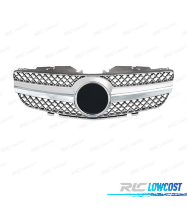 PARRILLA MERCEDES CLASE SL R230 01-06 CROMADO NEGRO SPORT LOOK