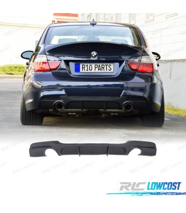 DIFUSOR BMW E90 E91 04-12 LOOK M PERFORMANCE NEGRO BRILLO