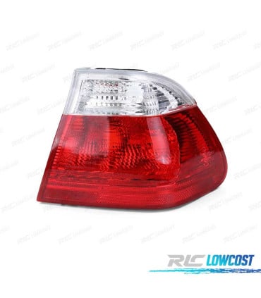 PILOTO DCHO BMW E46 4P 98-01 EXTERIOR BLANCO ROJO