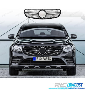 PARRILLA MERCEDES CLASE GLC X253 C253 AMG 16-18 LOOK DIAMOND NEGRO