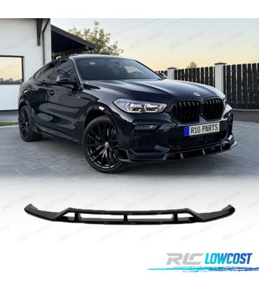 SPOILER LIP BMW X6 G06 19- LOOK M PERFORMANCE NEGRO BRILLO