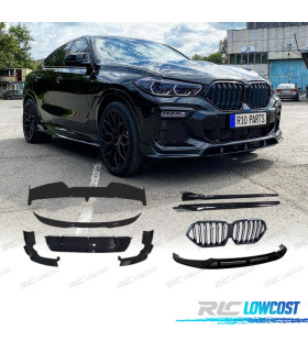 KIT CARROCERIA BMW X6 G06 20-21 LOOK BLACK KNIGHT NEGRO BRILLANTE