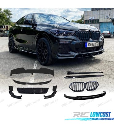 KIT CARROCERIA BMW X6 G06 20-21 LOOK BLACK KNIGHT NEGRO BRILLANTE