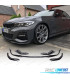 SPOILER LIP FRONTAL BMW G20 G21 LOOK M PERFORMANCE NEGRO BRILLO