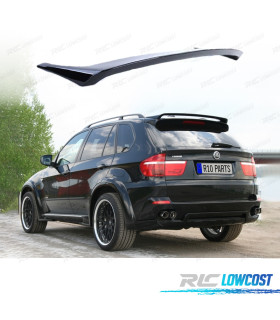 ALERON SPOILER BMW X5 E70 06-13 LOOK HAMANN NEGRO BRILLO