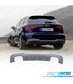 DIFUSOR AUDI A3 8V S LINE 16-20 LOOK S3