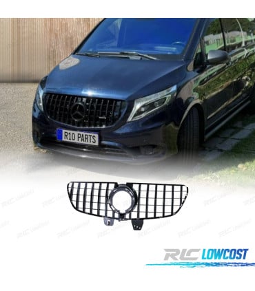 PARRILLA MERCEDES V W447 19- NEGRO BRILLO LOOK AMG