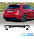 DIFUSOR MERCEDES CLASE A W177 18- LOOK AMG NEGRO BRILLO + COLAS ESCAPE