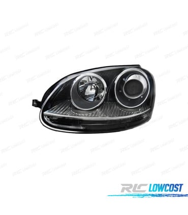 FARO IZQ XENON VOLKSWAGEN VW GOLF 5 GTI 03-08 FONDO NEGRO