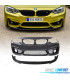 PARAGOLPES DELANTERO BMW F32 F33 F36 LOOK M4 SRA REJILLAS NIEBLA + SPOILER LIP