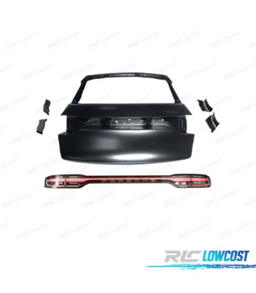 PORTON TRASERO PORSCHE MACAN 14-18 LOOK TURBO 2023 + PILOTOS LED
