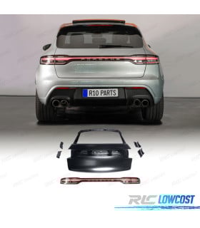 PORTON TRASERO PORSCHE MACAN 14-18 LOOK TURBO 2023 + PILOTOS LED