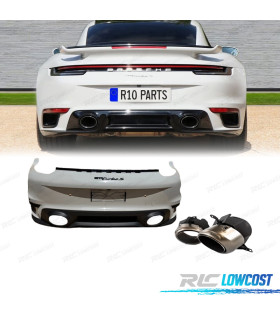 PARAGOLPES TRASERO PORSCHE 911 CARRERA 992 19-23 LOOK TURBO