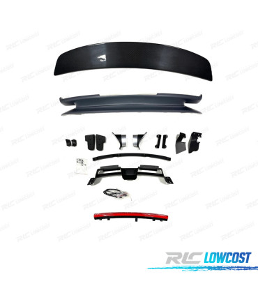 ALERON SPOILER CON AERODINAMICA ACTIVA PORSCHE 911 CARRERA 992 19-23 FIBRA DE CARBONO