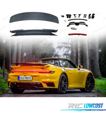 ALERON SPOILER CON AERODINAMICA ACTIVA PORSCHE 911 CARRERA 992 19-23 CABRIO
