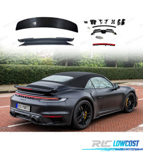 ALERON SPOILER CON AERODINAMICA ACTIVA PORSCHE 911 CARRERA 992 19-23 FIBRA DE CARBONO