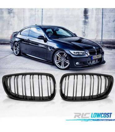 PARRILLAS BMW E92 E93 06-10 LOOK M4 NEGRO BRILLO