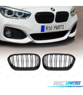 PARRILLAS BMW F20 F21 LCI 15-19 DOBLE LAMA NEGRO MATE