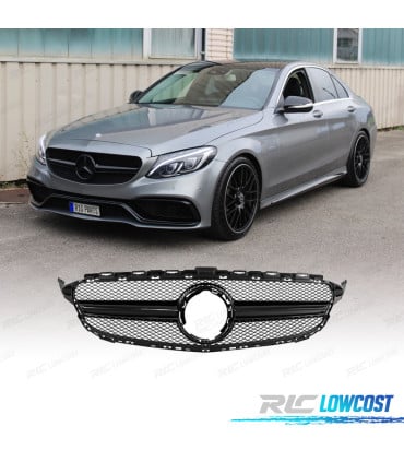 PARRILLA MERCEDES W205 FACELIFT 18-21 LOOK AMG NEGRO BRILLO