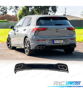 DIFUSOR VOLKSWAGEN VW GOLF 8 21-23 LOOK R LINE DOBLE SALIDA