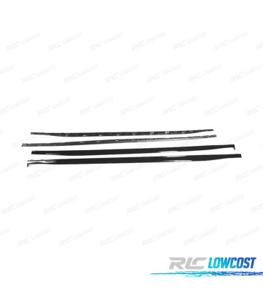 AÑADIDO TALONERAS VOLKSWAGEN VW GOLF 8 LOOK R LINE NEGRO BRILLO