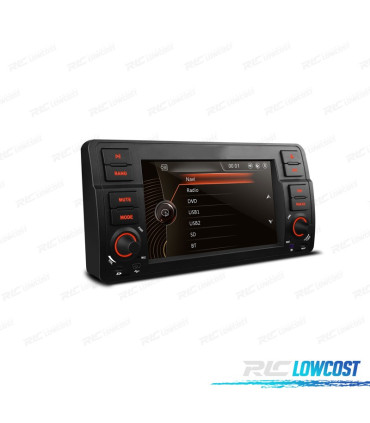 RADIO NAVEGADOR 7" PARA BMW SERIE 3 E46 98-06 USB GPS TACTIL HD TIPO OEM