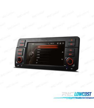 RADIO NAVEGADOR 7" BMW SERIE 3 E46 98-06 USB GPS TACTIL HD TIPO OEM