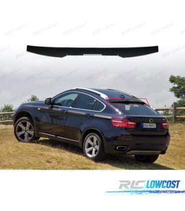 ALERON SPOILER DE TECHO BMW X6 X6M E71 08-14 LOOK M NEGRO BRILLO 