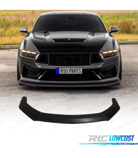 SPOILER LIP FORD MUSTANG GT S650 24- LOOK DARK HORSE NEGRO BRILLO
