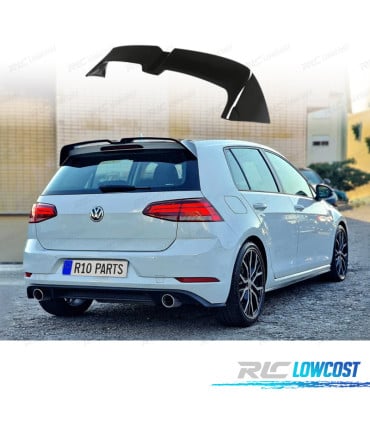 ALERON SPOILER DE TECHO VOLKSWAGEN VW GOLF 7.5 17-20 LOOK OETTINGER NEGRO BRILLO
