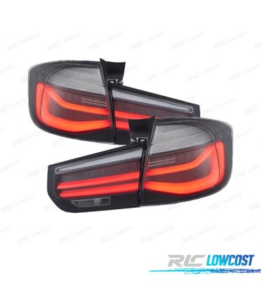 PILOTOS BMW F31 11-19 FULL LED DINÁMICO NEGRO ROJO AHUMADOS