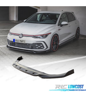 SPOILER LIP WV VOLKSWAGEN GOLF 8 GTI 24- NEGRO BRILLO