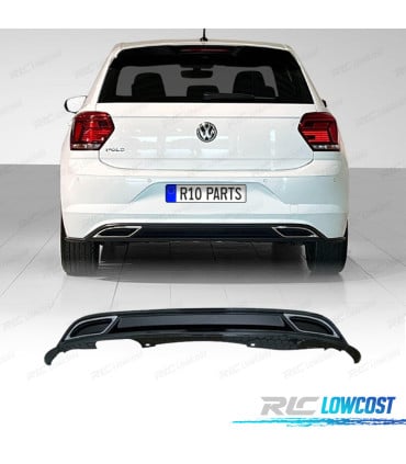 DIFUSOR VOLKSWAGEN VW POLO 17-21 LOOK R LINE
