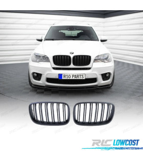 PARRILLAS BMW X5 E70 X6 E71 LOOK M NEGRO MATE