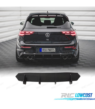 AÑADIDO DIFUSOR VOLKSWAGEN VW GOLF 8 R-LINE NEGRO