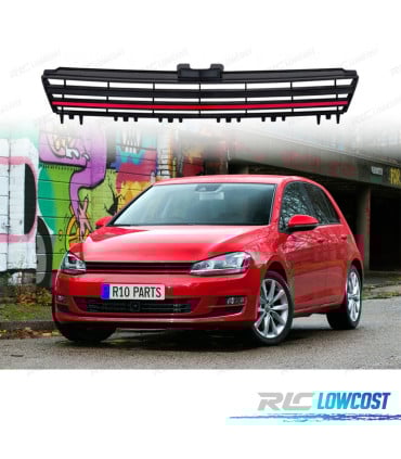 PARRILLA VOLKSWAGEN VW GOLF 7 12-17 NEGRO ROJO