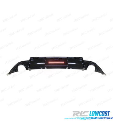 DIFUSOR VOLKSWAGEN VW GOLF 7 12-17 + LUZ DE FRENO LOOK TCR
