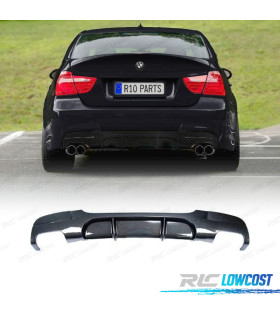 DIFUSOR BMW E90 E91 LOOK M PERFORMANCE CARBONO SALIDA DOBLE