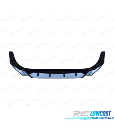 SPOILER LIP VOLKSWAGEN VW GOLF 7 7.5 12-20 LOOK CS NEGRO BRILLO