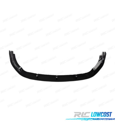 SPOILER LIP VOLKSWAGEN VW GOLF 6 GTI 08-12 NEGRO BRILLO