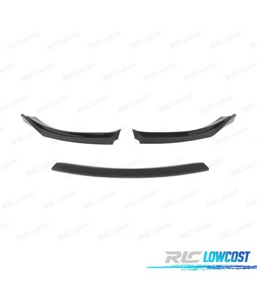 SPOILER LIP VOLKSWAGEN VW GOLF 6 08-12 NEGRO BRILLO LISO