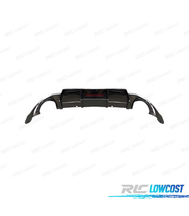 DIFUSOR VOLKSWAGEN VW GOLF 7.5 17-20 + LUZ DE FRENO LOOK TCR SALIDA DOBLE