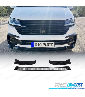 SPOILER LIP VOLKSWAGEN VW TRANSPORTER T6 T6.1 15-24 NEGRO