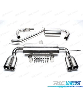 SILENCIOSO ESCAPE VOLKSWAGEN VW GOLF MK5 03-08 DOBLE