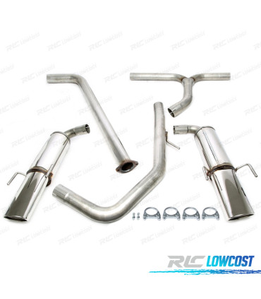 SILENCIOSO ESCAPE OPEL INSIGNIA 08-13 SIMPLE ACERO