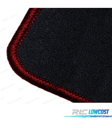 ALFOMBRILLAS VOLKSWAGEN VW GOLF 4 BORA 97-05 ROJO