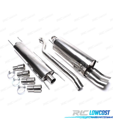 SILENCIOSO ESCAPE OPEL ASTRA G 97-04 ACERO