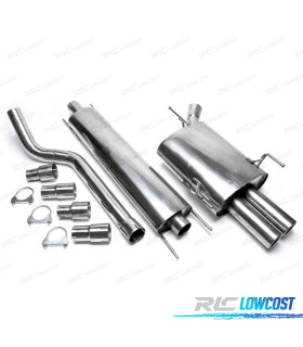 SILENCIOSO ESCAPE OPEL CORSA C 00-06 TUBOS RECTOS
