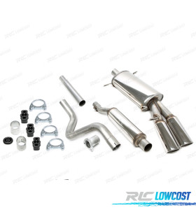 SILENCIOSO ESCAPE VOLKSWAGEN VW SCIROCCO MK2 82-92 ACERO 63.5MM